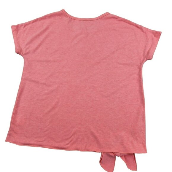 Girls Knit Top Peach Printed Shirt Fresh Popcorn size Girl's Large JH1057 - Picture 2 of 4